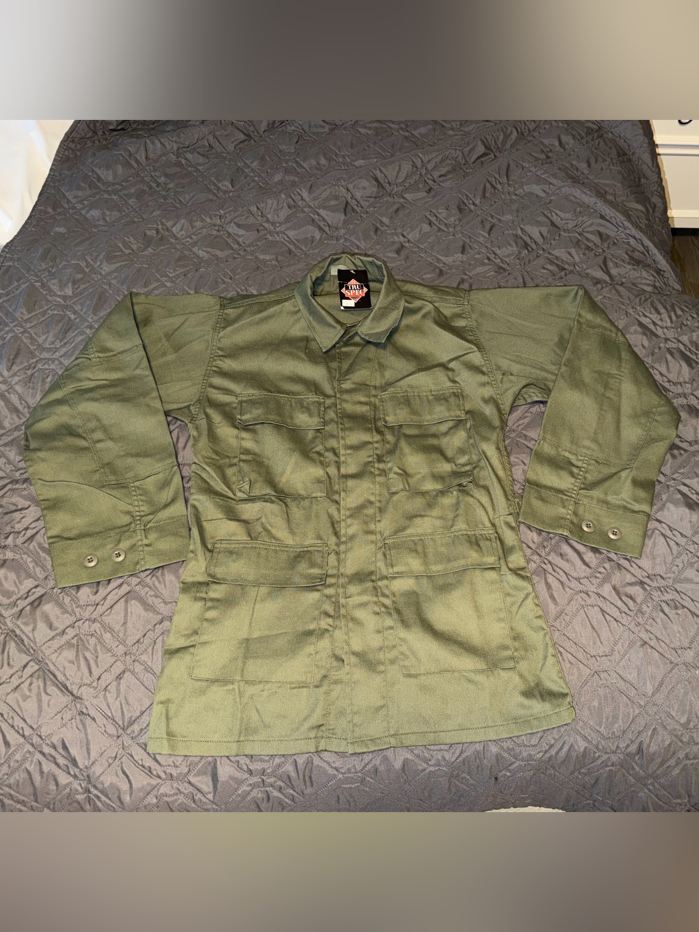 New Tru Spec BDU Coat Men's Small Regular Camouflage Field Jacket Button